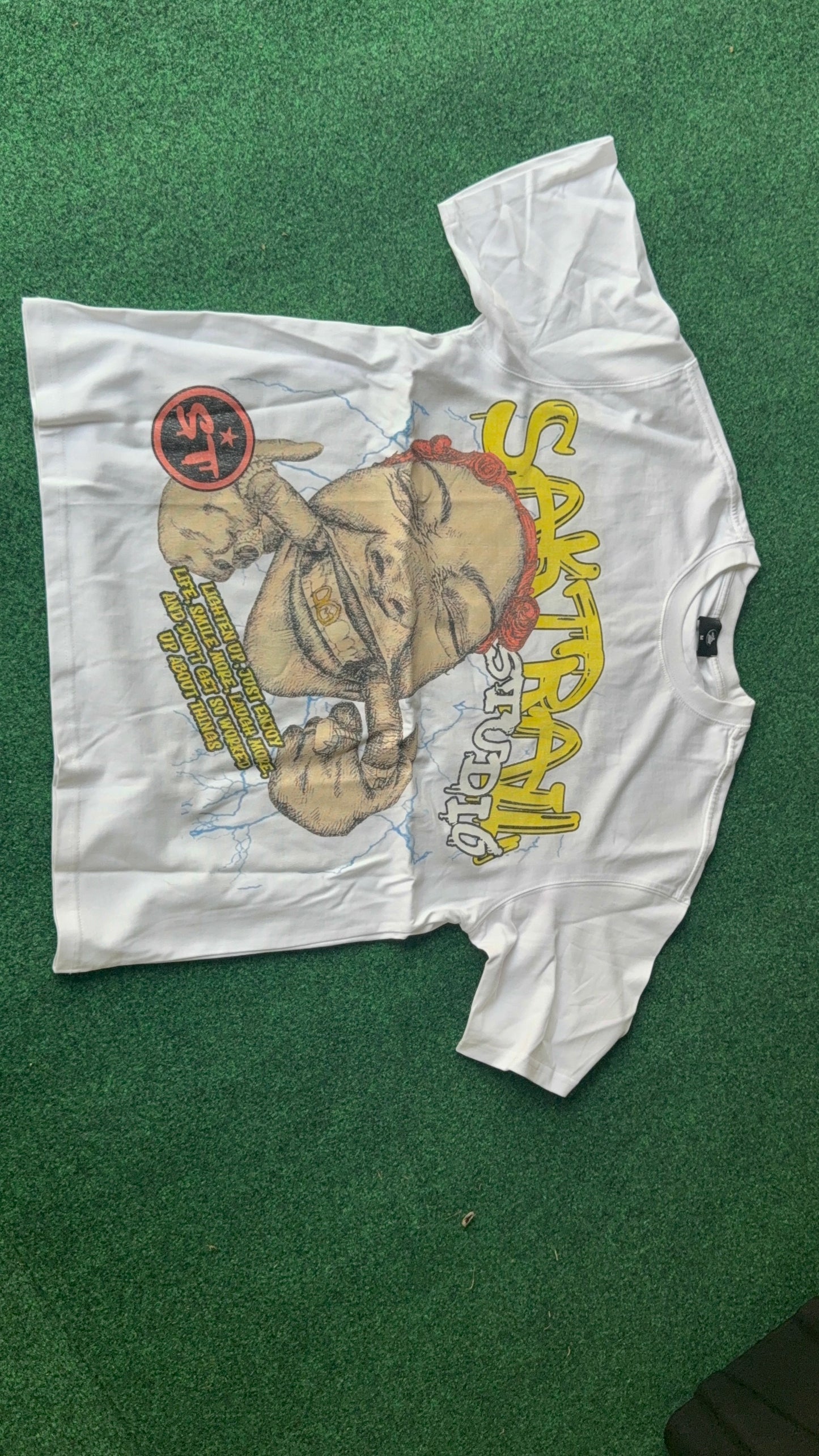 LIVE LIFE WHITE 100 PERCENT COTTON