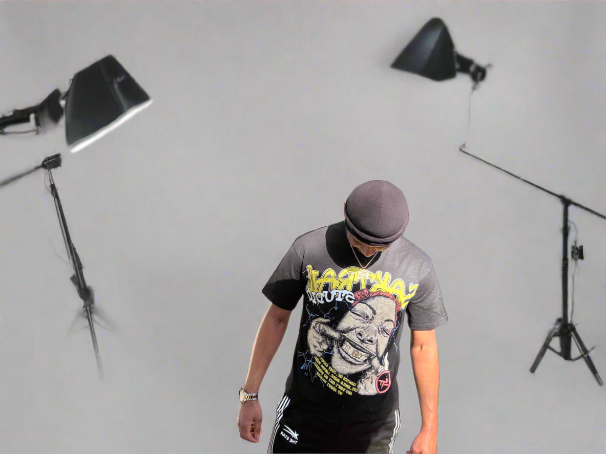 LIVE LIFE BLK 100 PERCENT COTTON