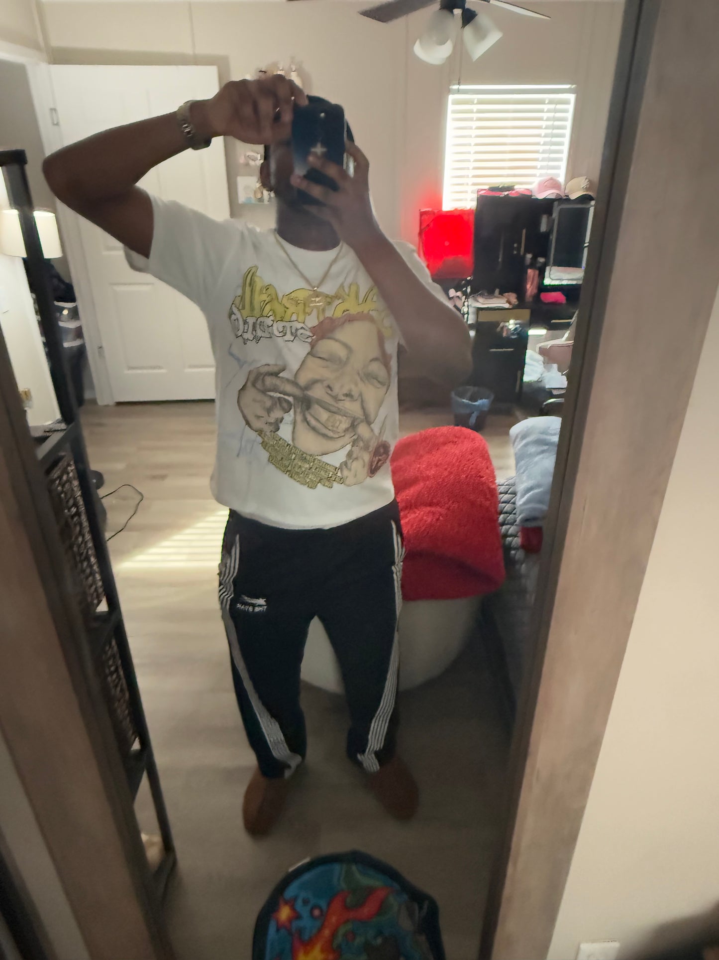 LIVE LIFE WHITE 100 PERCENT COTTON